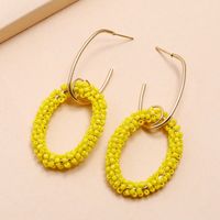 Fashion Simple New Accessories Retro Hollow Alloy Earrings Hoop main image 3