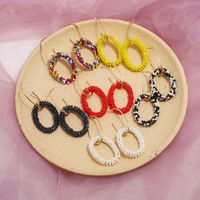 Fashion Simple New Accessories Retro Hollow Alloy Earrings Hoop main image 5