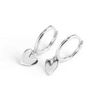 Fashion Heart Shaped Ear Buckle Copper  Earrings sku image 2