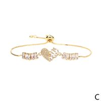 Or Galvanoplastie Diamant Lettre Simple Milan Corde Bracelet En Cuivre Fait À La Main sku image 5