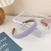 Simple Wide-brimmed Solid Color Cute Headband Wholesale sku image 2