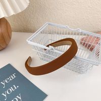 Simple Wide-brimmed Solid Color Cute Headband Wholesale sku image 5