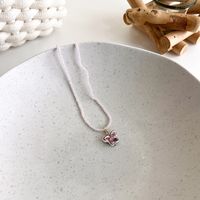 Modefarbe Keramik Perlen Schmetterling Kontrastfarbe Spleißen Kristall Perlenkette sku image 1