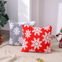 Christmas Snowflake Print Pillowcase Wholesale Nihaojewelry sku image 1