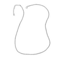 Simple Plain Ball Chain Geometric Necklace Copper Wholesale main image 4