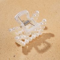 Pearl Crown Small Top Clip Bangs Trumpet Grab Clip Korean Hairpin main image 6