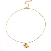 Fashion Heart-shaped Necklace Sweater Chain Titanium Steel Collarbone Chain main image 6