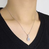 Baroque Classic Pear-shaped Water Drop Pendant Necklace Wholesale main image 4
