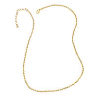 Simple Plain Ball Chain Geometric Necklace Copper Wholesale sku image 1