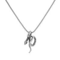 Vintage Exaggerated Winding Snake-shaped Single-layer Necklace Pendant Wholesale sku image 1