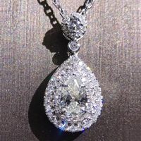 Baroque Classic Pear-shaped Water Drop Pendant Necklace Wholesale sku image 1