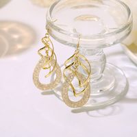 Fashion Creative Sweet Hollow Ear Hook Alloy Geometric Earrings main image 6