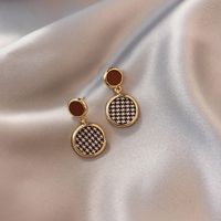 Minimalist Baroque Pearl Circle Women's Fashion Autumn And Winter New Alloy Earrings main image 1
