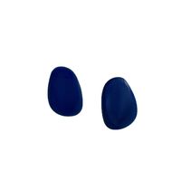 Fashion New Klein Blue Oval Oil Drop Elegance Alloy Earrings Women main image 6