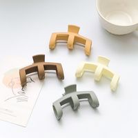 Korean Hairpin Cream Color Grasping Clip Back Head Plate Hair Accessories main image 3