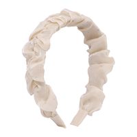 Fashion Trend Pleated Headband Fabric Hair Accessories Wholesale sku image 3