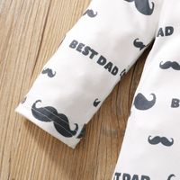Baby Clothing Summer Cotton Long-sleeved Non-hooded White Beard Printed Long-sleeved Jumpsuit main image 6