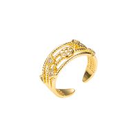 Fashion Multi-layer Geometric Star Moon Ring Wholesale Jewelry main image 6