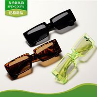 95060 Européen Et Américain Populaire Carré Super Cool Noir Super Vintage Lunettes De Soleil Hommes 2020 Nouvelles Lunettes De Soleil Femmes sku image 4