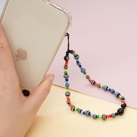 Neue Boho-regenbogen-glas-reisperlen Fadenperlen Perlen Anti-lost Handy-ketten-lanyard main image 5