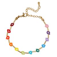 Fashion Miyuki Bead Bracelet Beaded Rainbow Daisy Bracelet main image 6