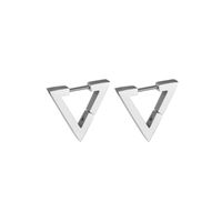 Geometric 304 Stainless Steel No Inlaid 18K Gold Plated Earrings Ear Studs main image 1