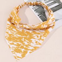 European And American New Triangle Tie-dye Elastic Hairband main image 5