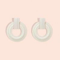 Simple Geometric Circle Earrings Wholesale Nihaojewelry sku image 1