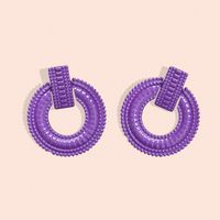Simple Geometric Circle Earrings Wholesale Nihaojewelry sku image 3