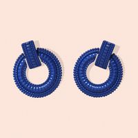 Simple Geometric Circle Earrings Wholesale Nihaojewelry sku image 4