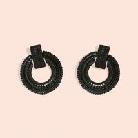Simple Geometric Circle Earrings Wholesale Nihaojewelry sku image 5