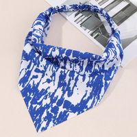 European And American New Triangle Tie-dye Elastic Hairband sku image 5