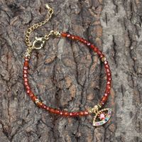 Nueva Pulsera Creativa De Ojo De Diablo Con Pulsera De Cuentas Semipreciosas De Diamantes De Colores Elegantes main image 4