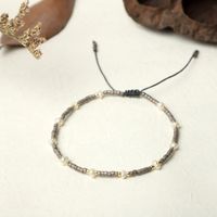 Bracelet En Corde De Perles D&#39;eau Douce Tissées À La Main Avec Des Perles De Bohême Myuki main image 5