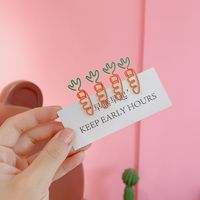 Cartoon Cute Fruit Carrot White Radish Note Clip Simulation Paper Clip Office Stationery main image 5