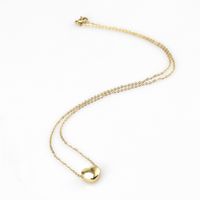 Fashion Heart-shaped Necklace Simple Stainless Steel Clavicle Chain main image 6