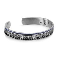 Korean Trend Fine Diamond-encrusted Titanium Steel Open Bracelet main image 6