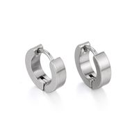 Simple Geometric Plain Stainless Steel Fashion Earrings Wholesale main image 3