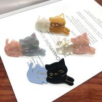 Korean Cute Couple Stitching Cat Duckbill Clip Korean Hairpin main image 4