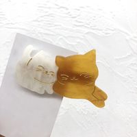 Korean Cute Couple Stitching Cat Duckbill Clip Korean Hairpin main image 5