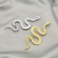 Retro Snake-shaped Alloy Brooch Fashion Suit Jacket Accessories Pin main image 3