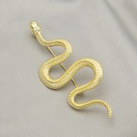 Retro Snake-shaped Alloy Brooch Fashion Suit Jacket Accessories Pin main image 5
