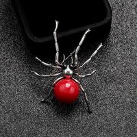 Modische Metall Nachahmung Perle Spinne Insekt Corsage Legierung Brosche Kleidungszubehör main image 5