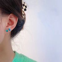Korean Style Fashion Simple Geometric Flower Earrings Set main image 4