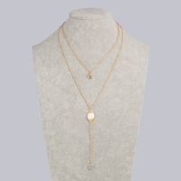 Fashion Multi-layer Necklace Freshwater Pearl Alloy Necklace main image 4