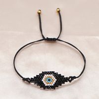 Nouveau Bracelet Oeil De Diable Turc Tissé À La Main En Perles De Verre Ethniques Miyuki main image 1
