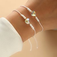 Women's Jewelry Cardboard Bracelet Color Crystal Pendant Two-piece Bracelet main image 4