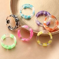 Retro The Eight Trigrams Color Ring Fashion Ring Seven-piece Jewelry Female main image 5