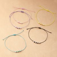 Retro Braided Bracelet String Beads Color Five Combination Women's Bracelet main image 3