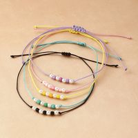 Retro Braided Bracelet String Beads Color Five Combination Women's Bracelet main image 4